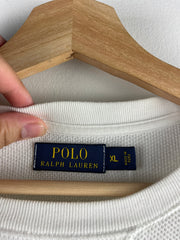 Vintage Polo Ralph Lauren White Thermal Crewneck