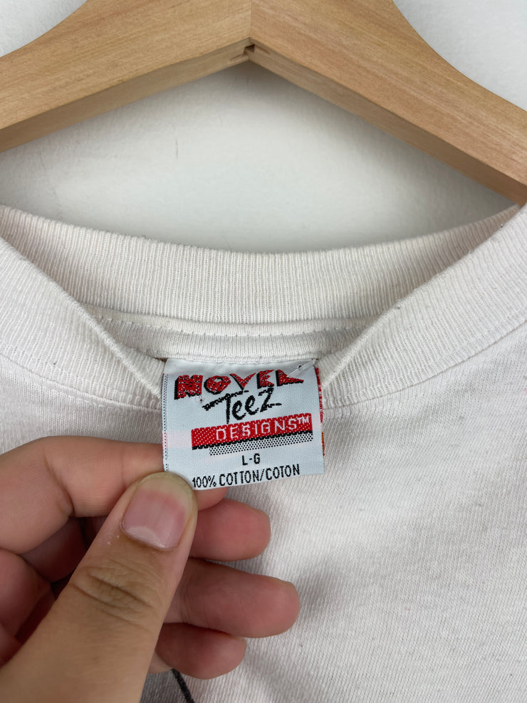Vintage 90s Looney Tunes Yosemite Sam White Tee