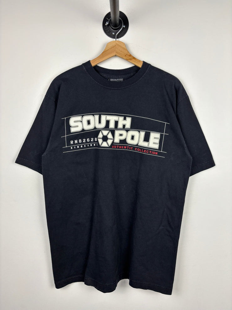 Vintage Y2K South Pole Black Tee