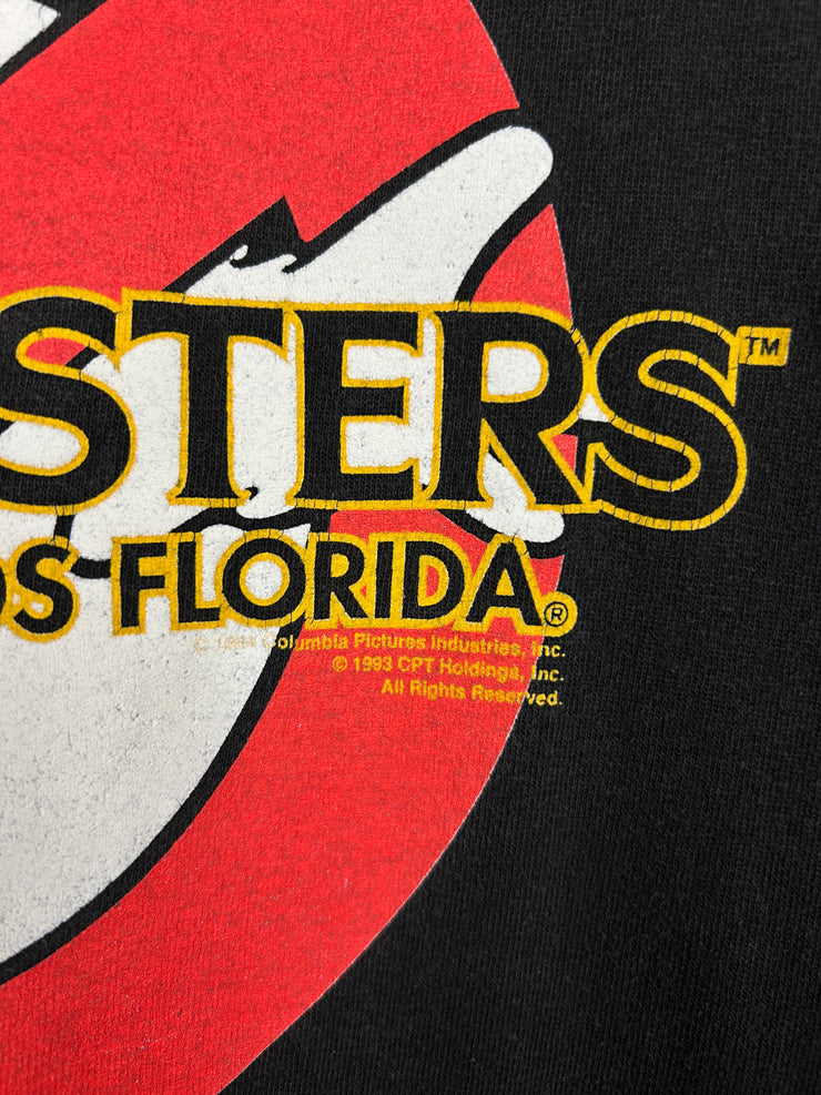 Vintage 90s Universal Studios Ghostbusters Black Tee