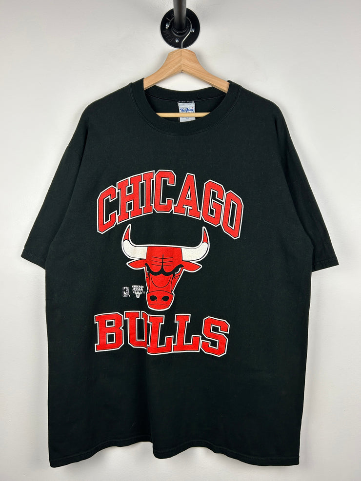 Vintage 90s NBA The Game Chicago Bulls Black Tee