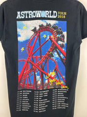 Travis Scott SS19 Astroworld Roller Coaster Black Tee