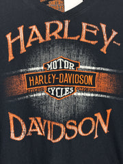 Vintage Harley Davidson Algona Black Women’s V-Neck Tee