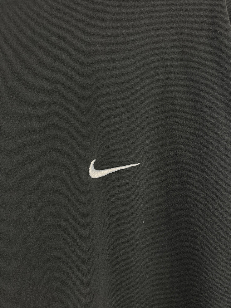 Vintage 90s Nike Mini Swoosh Black Tee