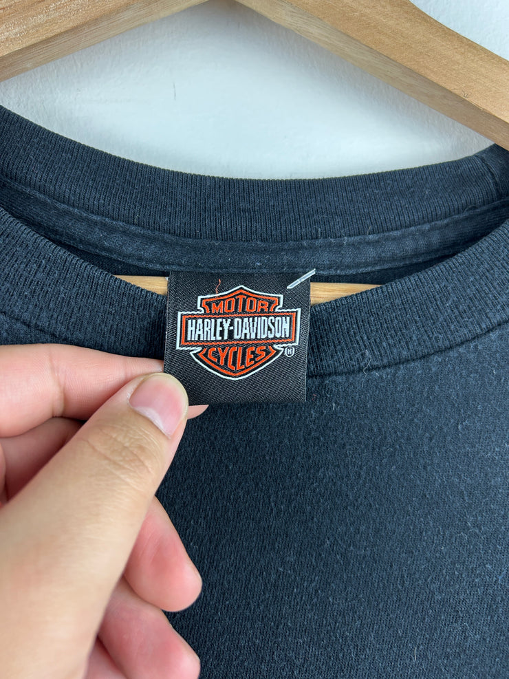 Vintage Harley Davidson Alaska Black Tee