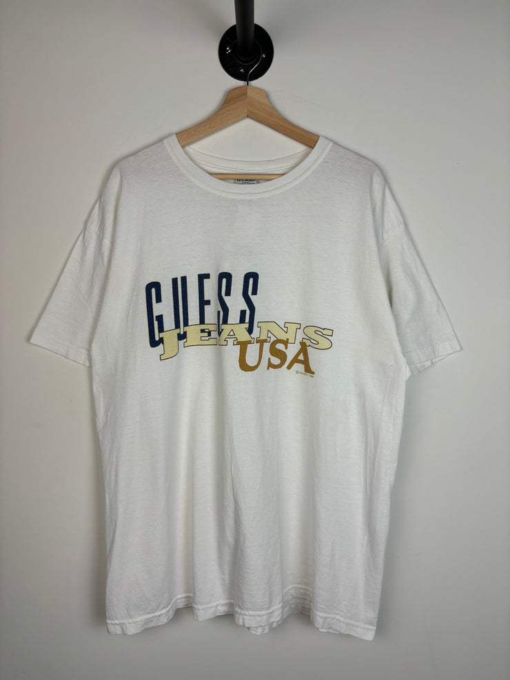 Vintage 1996 Guess Jeans USA White Tee