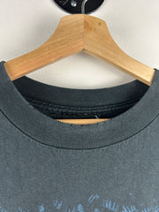 Vintage 90s Marlin Tease Pig Black Tee
