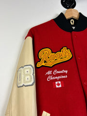 OVO x Roots FW22 Red Varsity Jacket