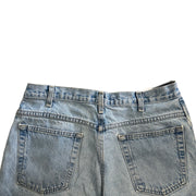 Vintage Faded Glory Light Wash Blue Denim Shorts