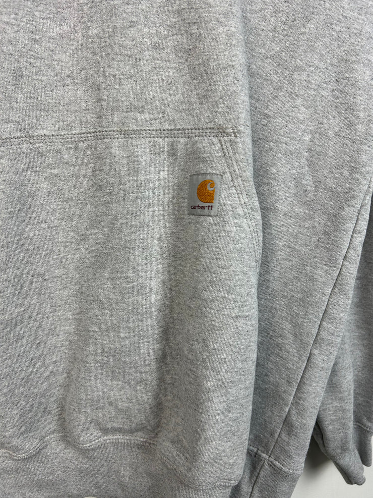 Vintage Carhartt Spellout Grey Hoodie