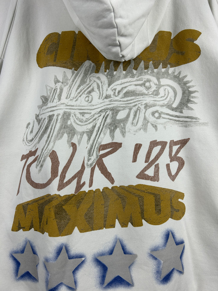 Travis Scott Utopia Circus Maximus Tour White Hoodie