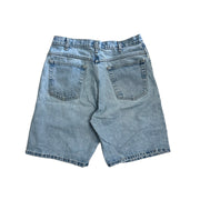 Vintage Faded Glory Light Wash Blue Denim Shorts