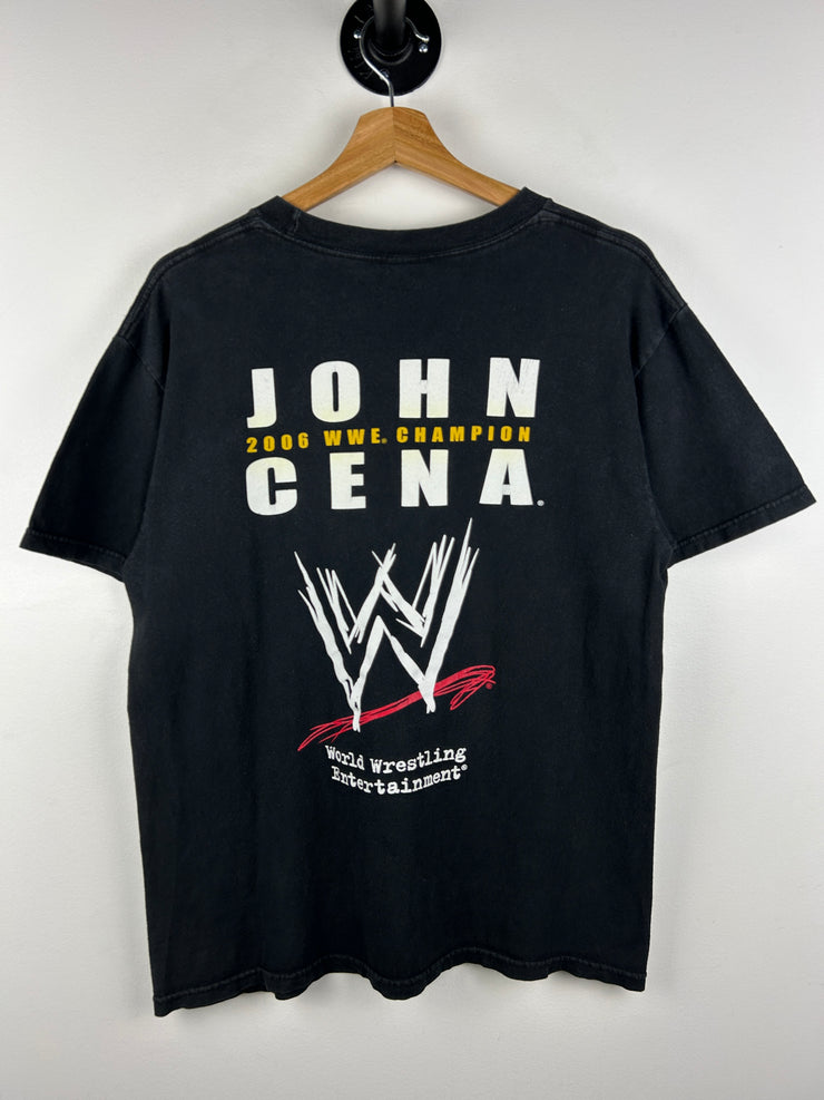 Vintage 2006 WWE John Cena Champion Black Tee