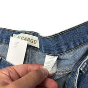 Vintage Faded Glory Blue Denim Cargo Shorts