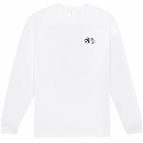 OVO Toronto Raptors White Long Sleeve