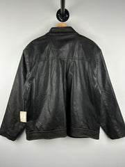 Vintage Arizona Café Racer Brown Leather Cropped Jacket
