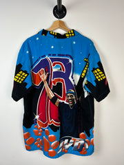 Vintage 90s NBA Toronto Raptors JYD Junk Yard Dog Button Up Shirt