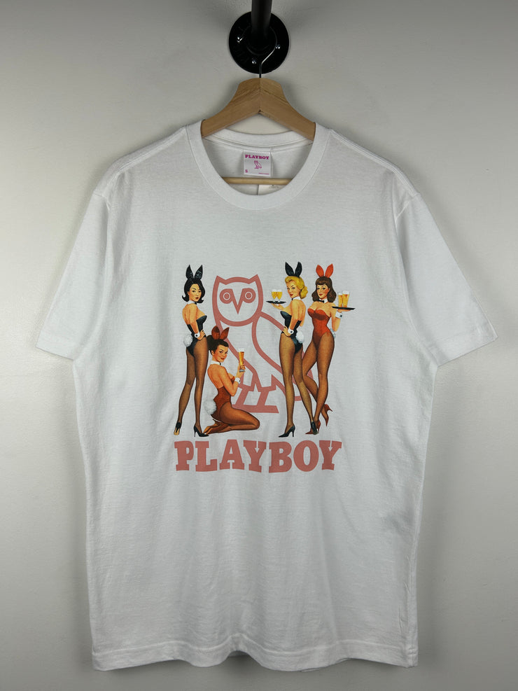 OVO X Playboy Bunny White Tee