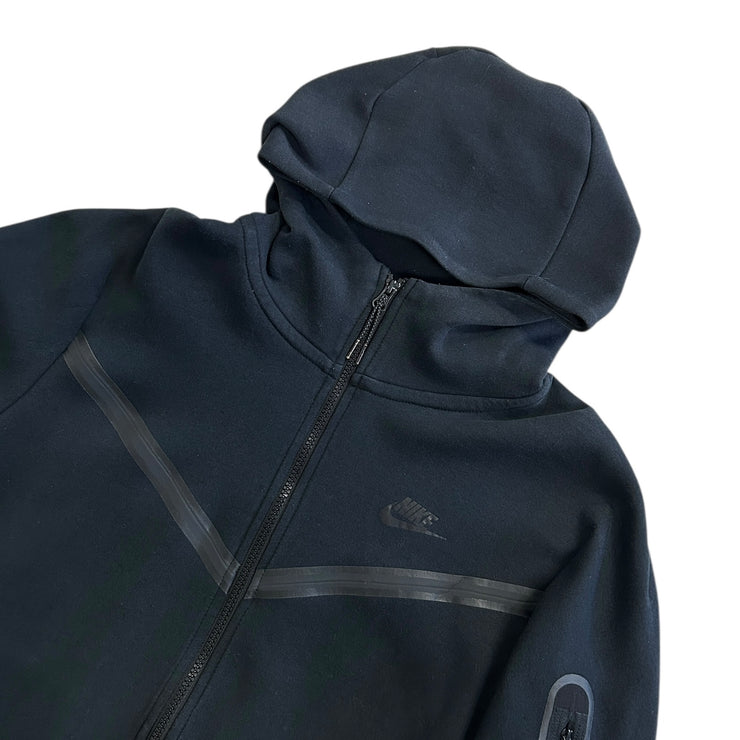 Nike Tech Fleece Black Zip Up Hoodie & Sweatpants Set