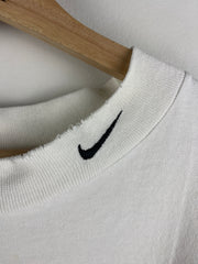 Vintage Nike Golf Swoosh Mock Neck White Long Sleeve