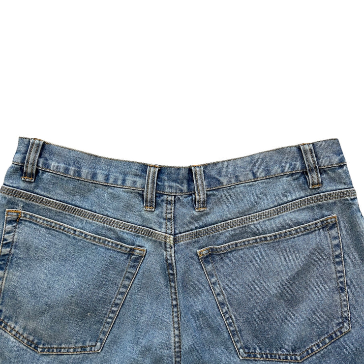 Vintage Y2K Big Mac Blue Denim Shorts