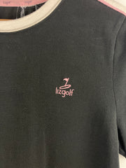 Vintage Liz Golf Black Women’s Baby Tee