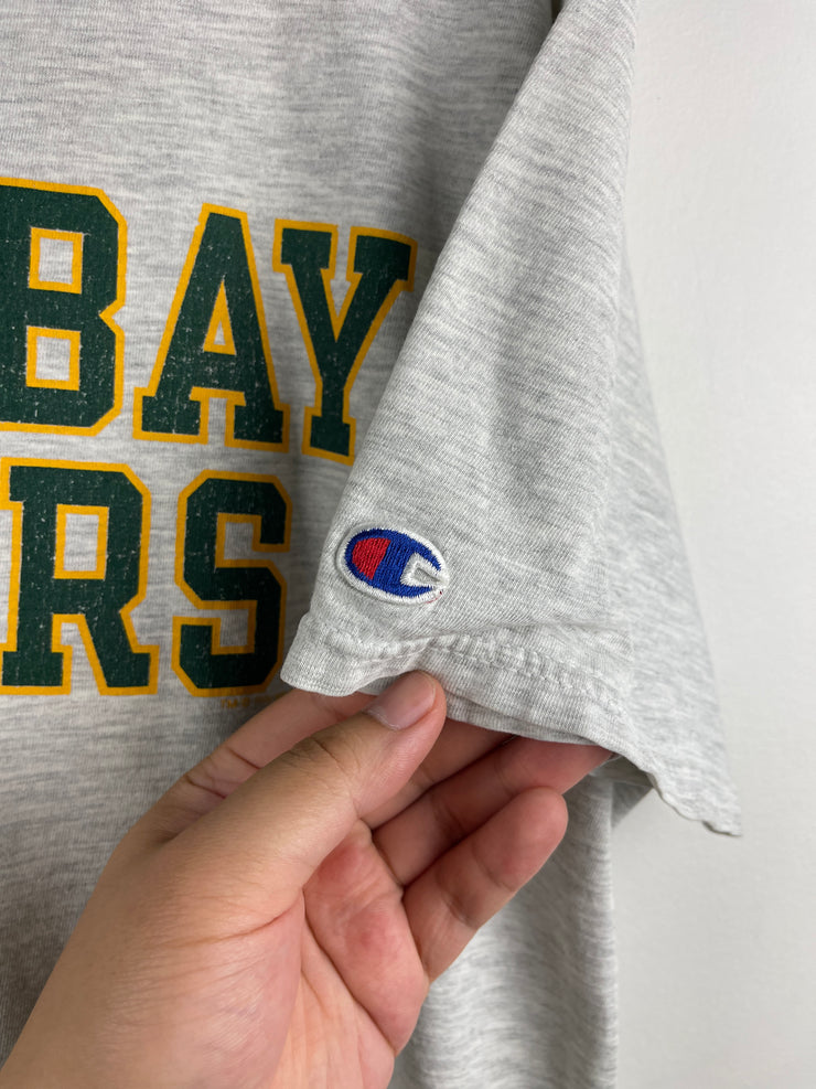 Vintage 90s NFL Champion Green Bay Packers Grey Tee