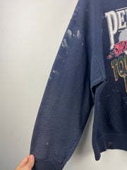 Vintage 90s Penn State Nittany Lions Tournament Of Roses Thrashed Navy Crewneck