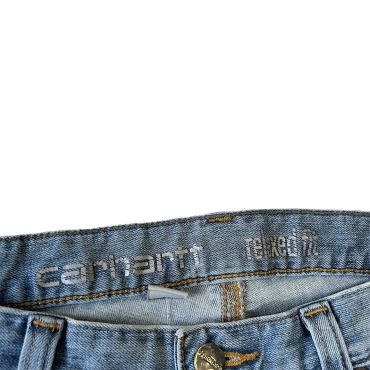 Vintage Carhartt Paint Splattered Blue Jeans