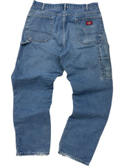 Vintage Dickies Blanket Lined Light Wash Blue Denim Jeans