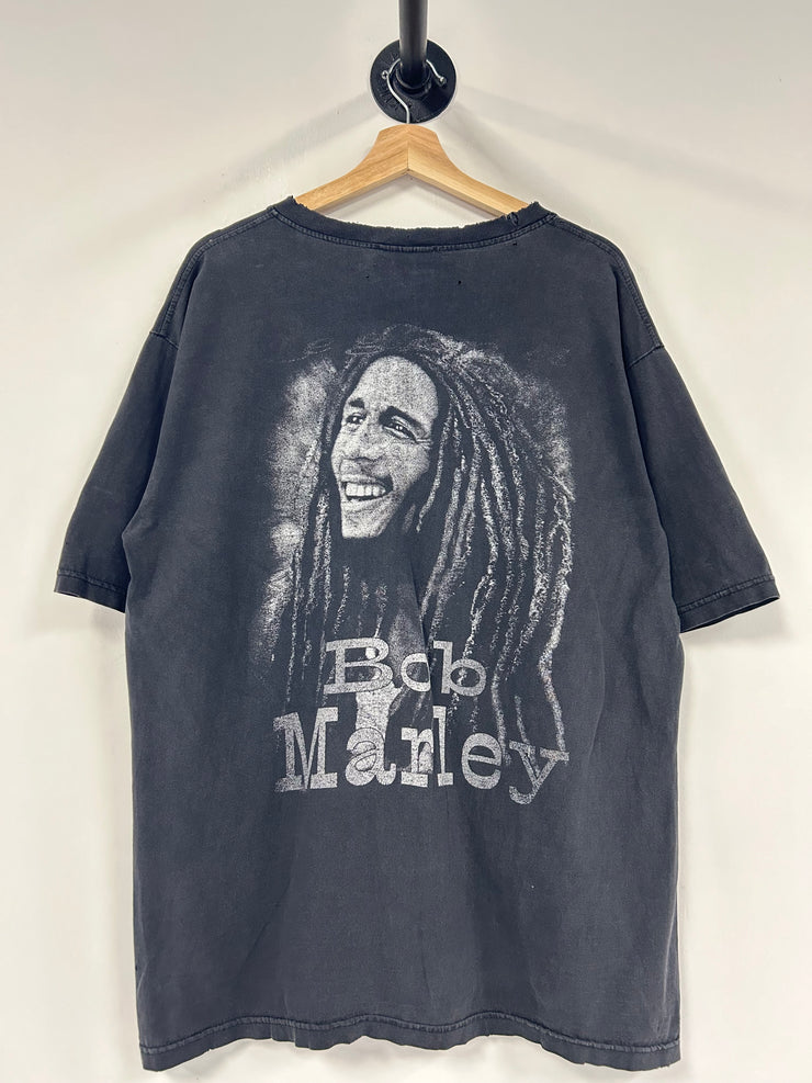 Vintage Zion Bob Marley Faded Black Tee