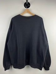 Vintage 90s NFL CSA Pittsburgh Steelers Faded Black Crewneck
