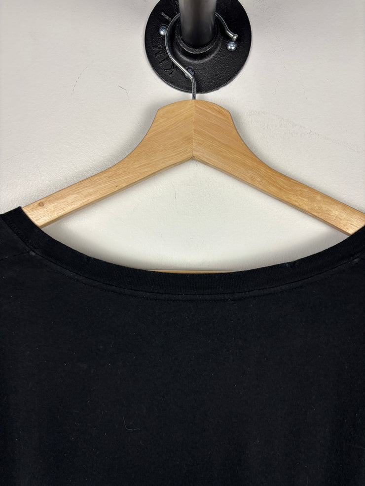 Gucci Washed Logo Black Tee