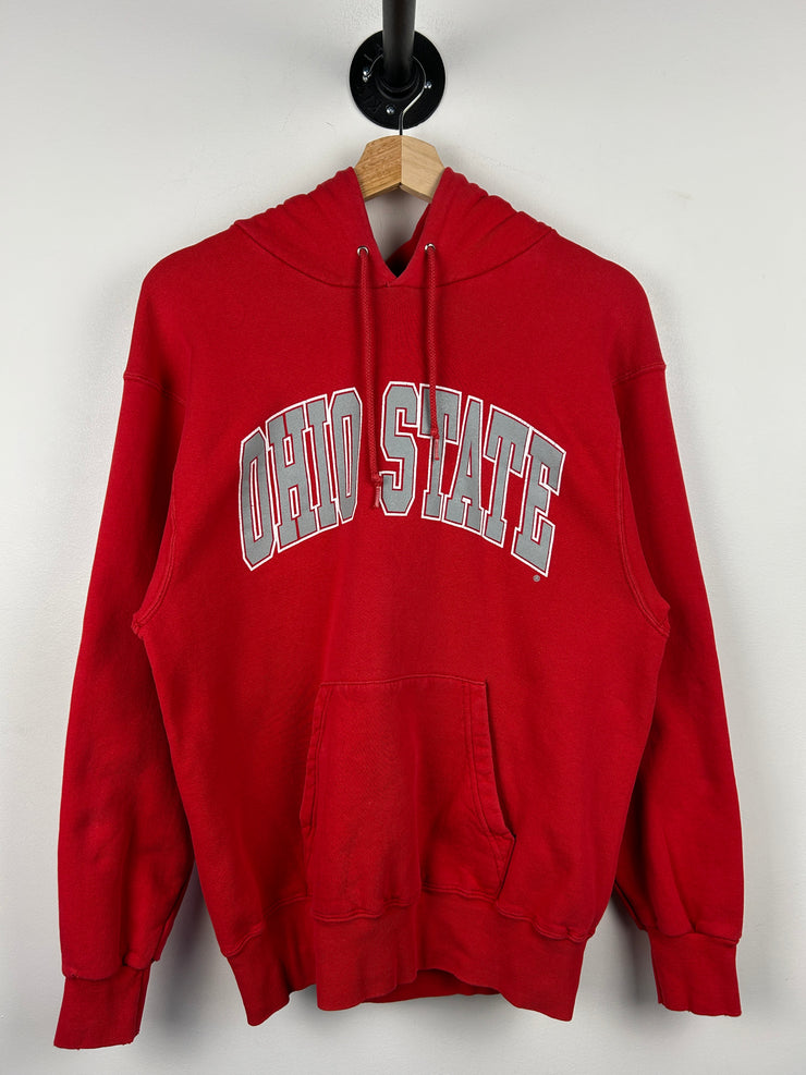 Vintage 90s Ohio State Arc Logo Red Hoodie