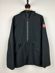 Canada Goose Riverhead Black Shell Hooded Jacket