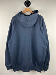 Vintage Nike Mini Swoosh Navy Zip Up Hoodie