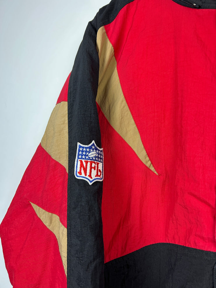 Vintage 90s NFL Apex San Francisco 49ers Red & Black Jacket