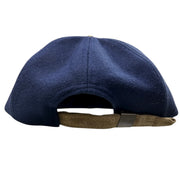 Vintage 90s Kahlua Rocks Navy Wool Strapback Hat