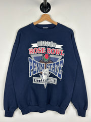 Vintage 90s Penn State Nittany Lions Rose Bowl Football Navy Crewneck