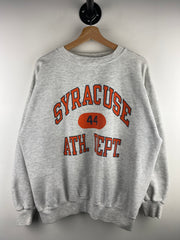 Vintage 90s Syracuse University Ath. Dept. Grey Crewneck