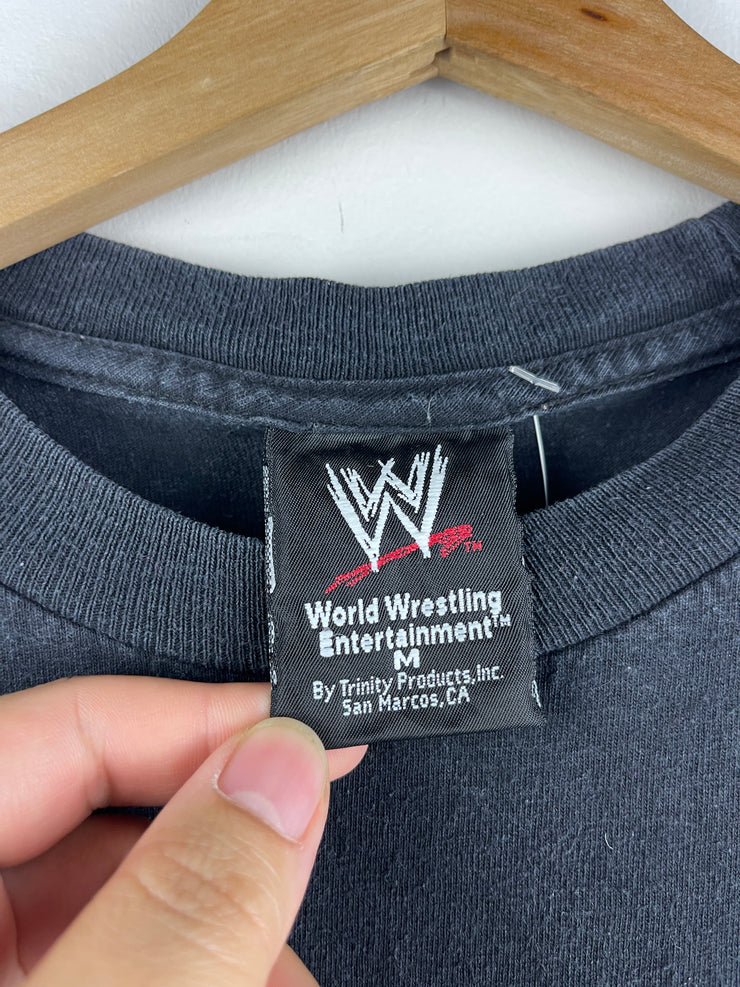 Vintage 2004 WWE Bad Blood Shawn Michaels VS Triple H Black Tee