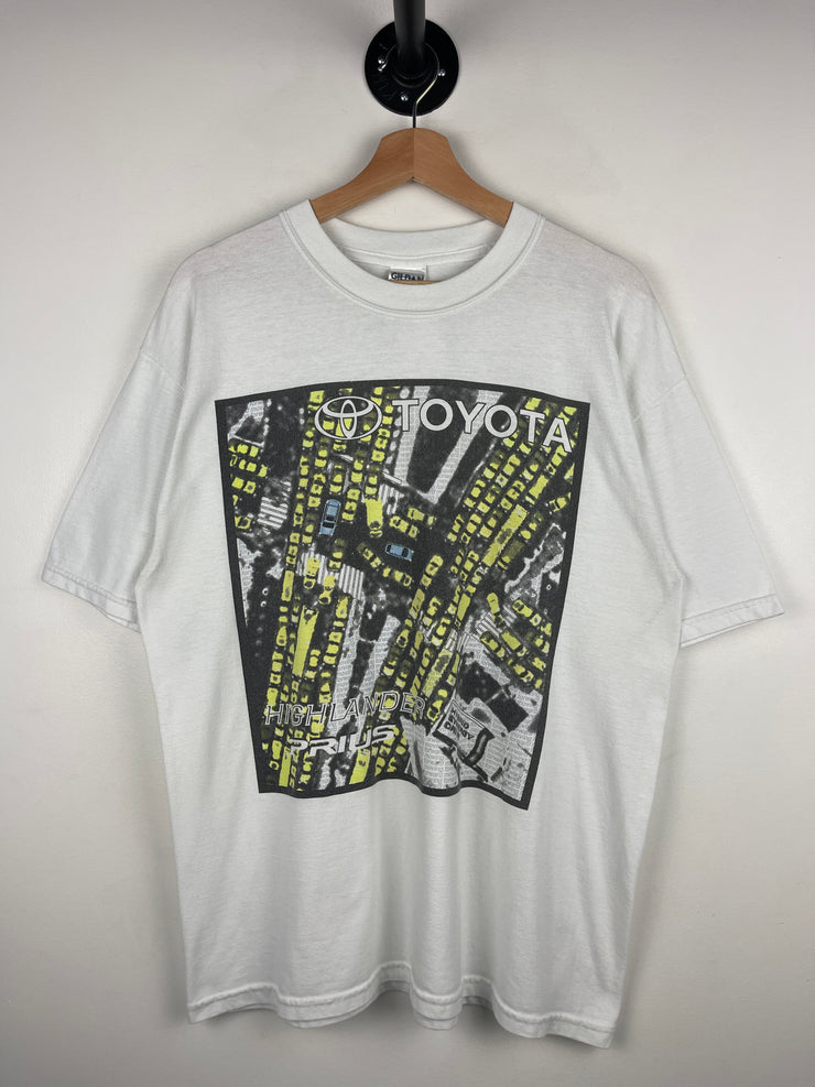 Vintage Toyota Highlander Prius Promo White Tee