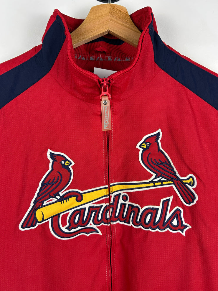 Vintage MLB Majestic St Louis Cardinals Red Windbreaker