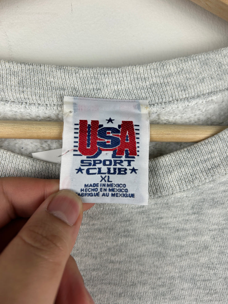 Vintage 90s NHL Buffalo Sabres Embroidered Grey Crewneck