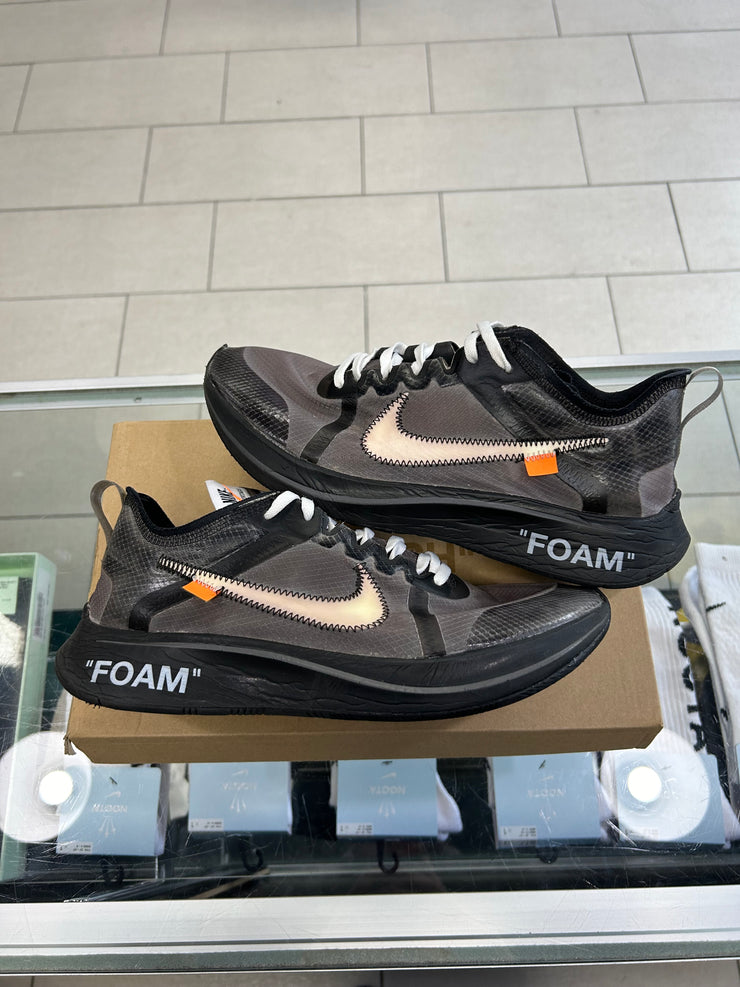 Nike Zoom Fly Off White Black Silver