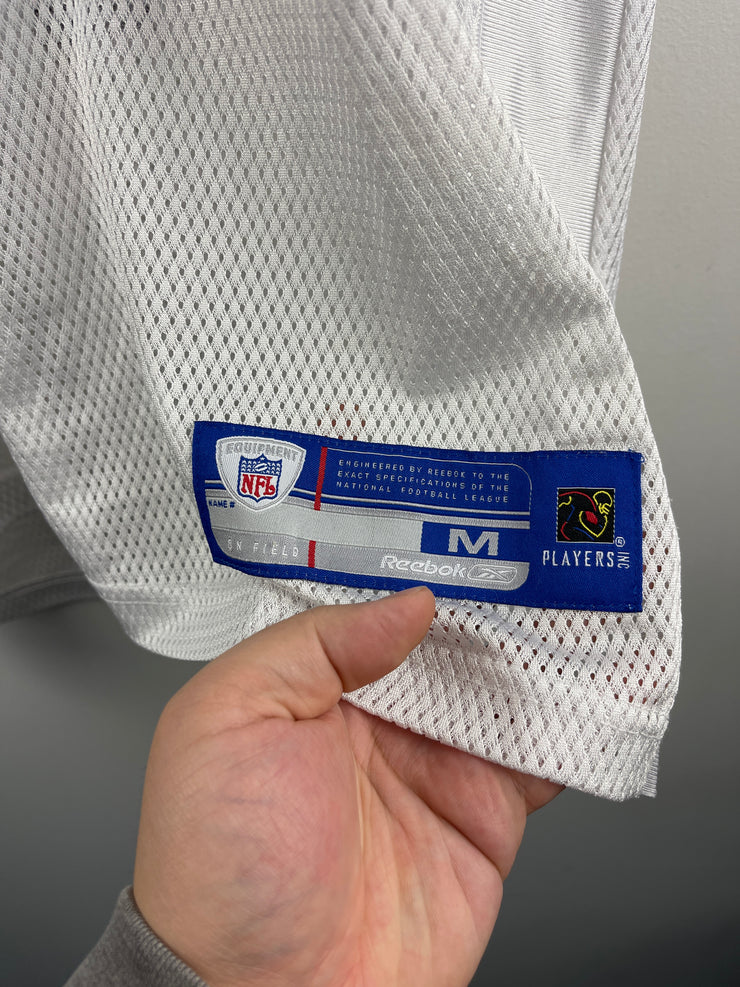 Vintage NFL Reebok Pittsburgh Steelers Polamalu Super Bowl White Football Jersey