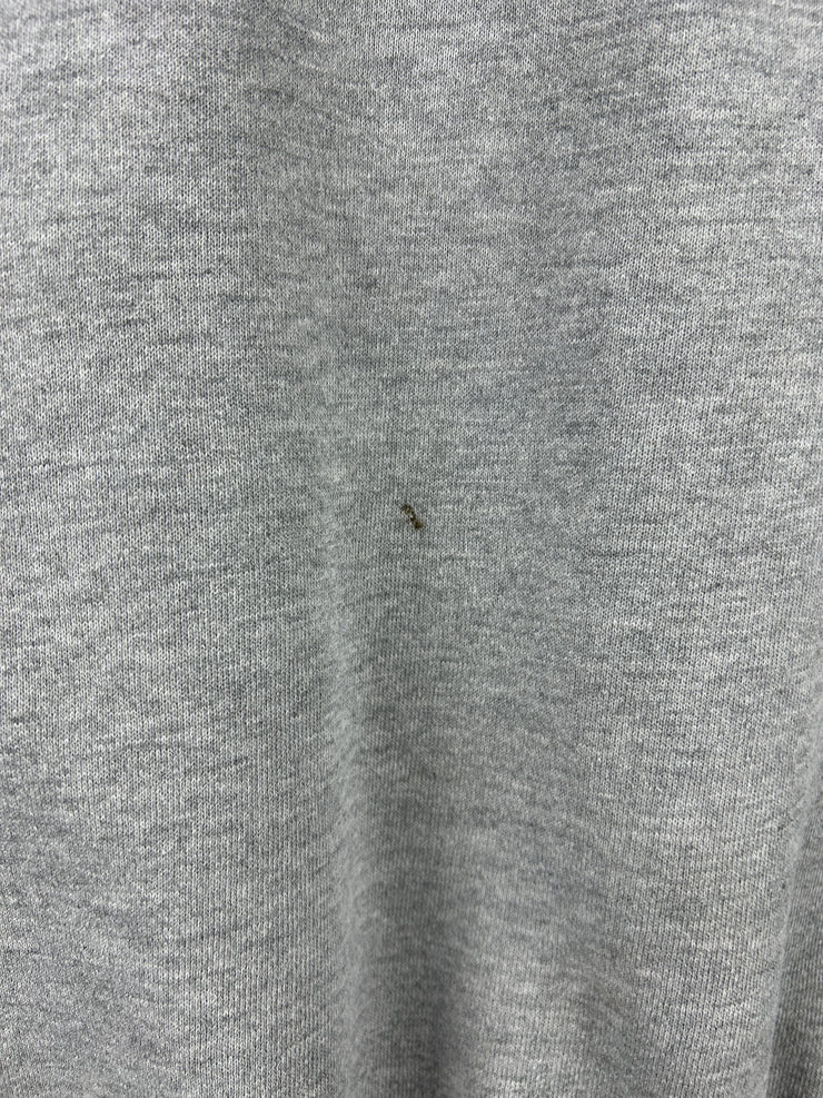 Vintage 90s Michigan Wolverines Football Embroidered Grey Crewneck