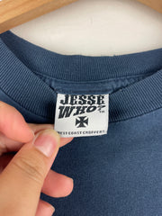 Vintage West Coast Choppers Motorcycle Navy Cut Off Tank Top