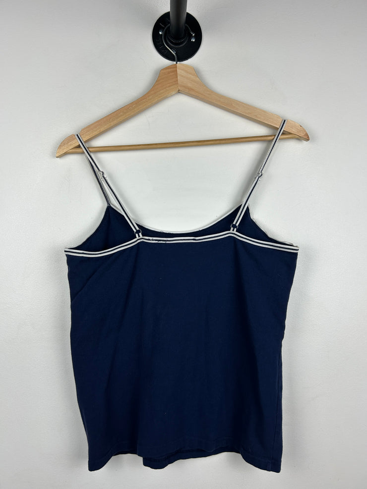 Vintage MLB New York Yankees Embroidered Spellout Navy Women’s Tank Top