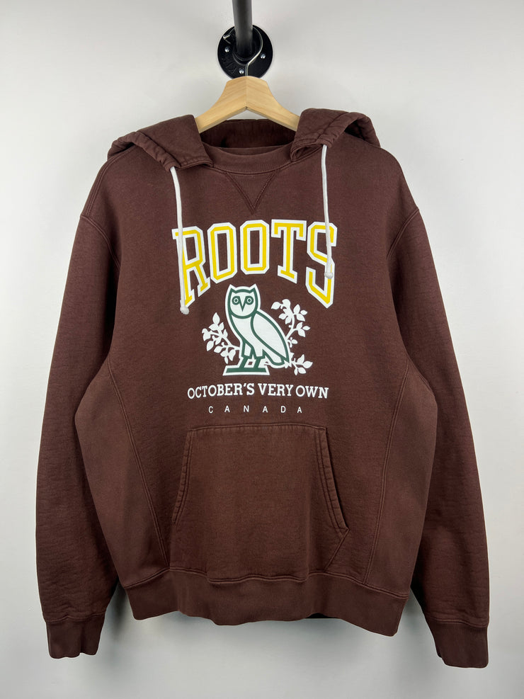 OVO X Roots Heritage Brown Hoodie
